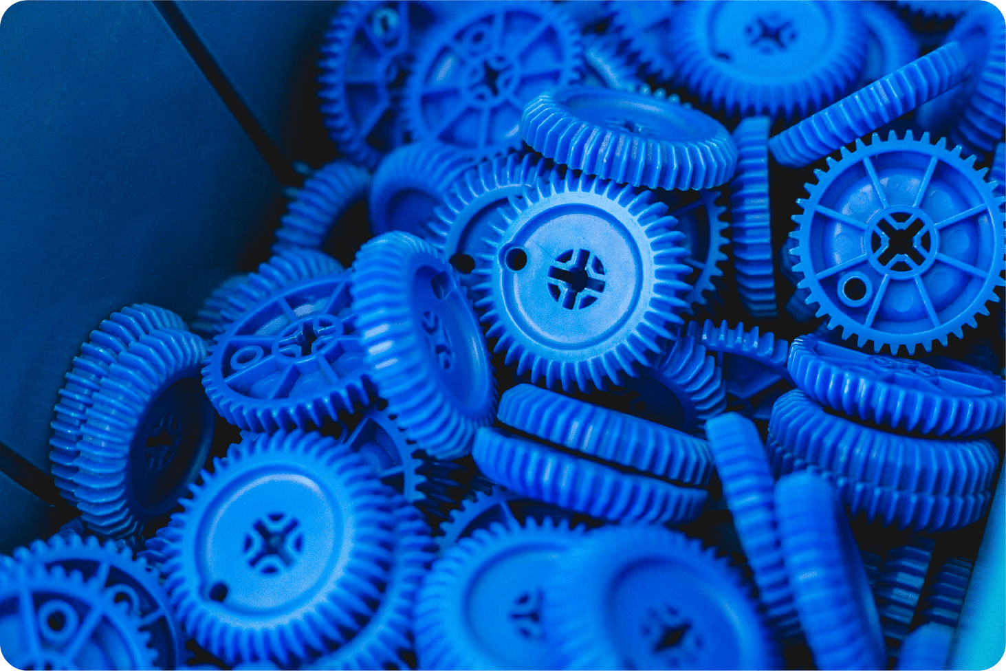 Featured image of mass produced plastic cogs