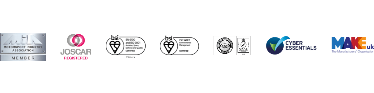 Logo's of memberships and certifications that Prototal UK has